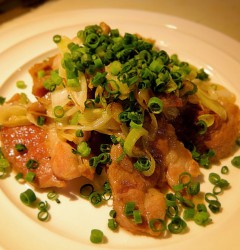 「塩豚とねぎの炒めもの」！