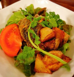 さわらのカレー竜田揚げ！