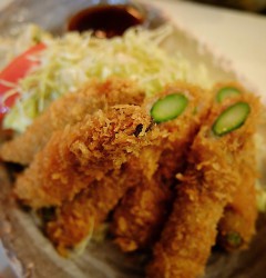 アスパラの豚肉巻きフライ！