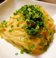 オイスターたまごそうめん！