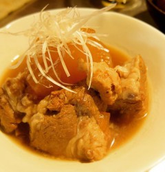 大根とスペアリブの煮もの
