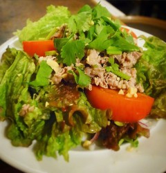 ヤム・ヌァ（タイ風牛肉サラダ）