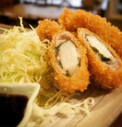 長芋の梅しそ豚肉巻きフライ