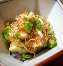 冷やし焼き茄子