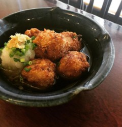 里芋だんごの揚げ出し