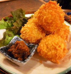 ふきのとう入り春のコロッケ