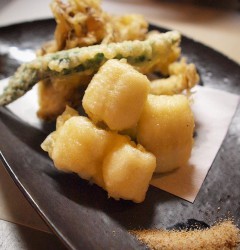 穴子とまいたけの天ぷら