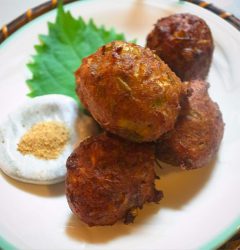 いわしのつみれ揚げ