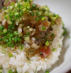 まぐろのタルタルごはん