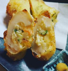 ポテサラちくわ天