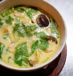 栗ときのこの茶わん蒸し