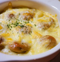 白ソーセージとじゃがいもゴルゴン