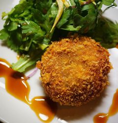 まぐろと長ねぎのメンチカツ