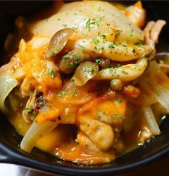 骨付き鶏とトマトのビネーグル