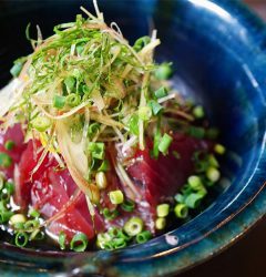 かつおの土佐造り風