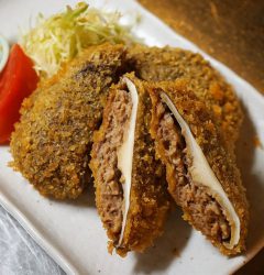 しいたけの肉づめフライ