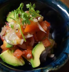 白身魚のセビチェ